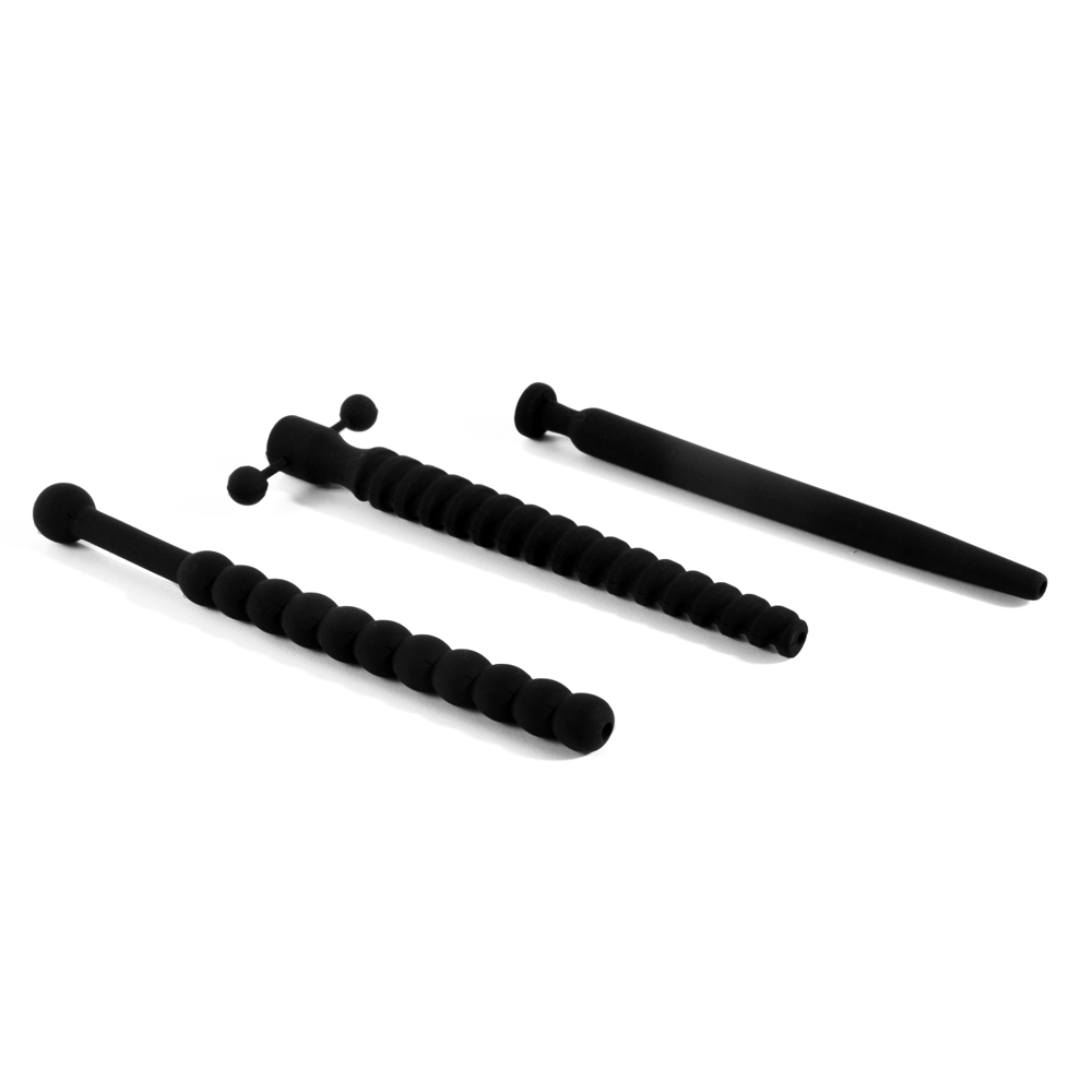 UberKinky XL Slide In Silicone Penis Plug Set | UberKinky