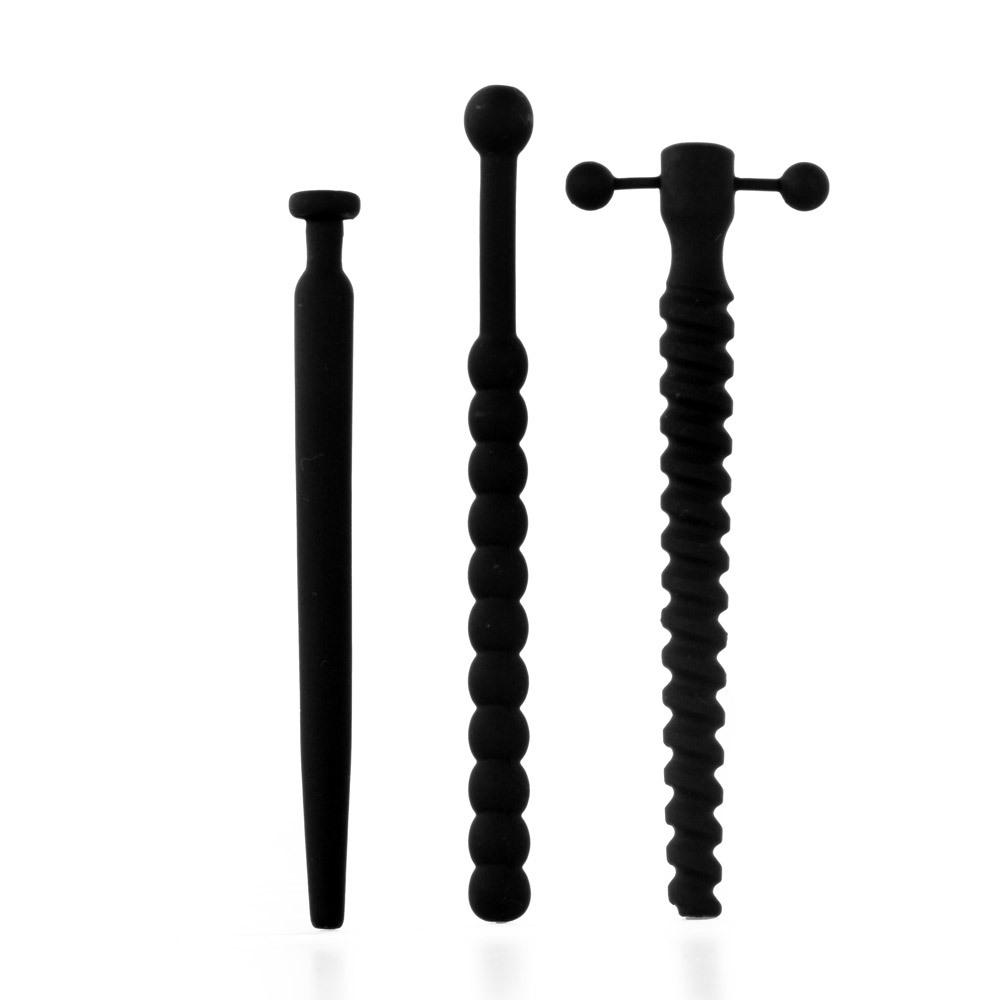 UberKinky XL Slide In Silicone Penis Plug Set | UberKinky