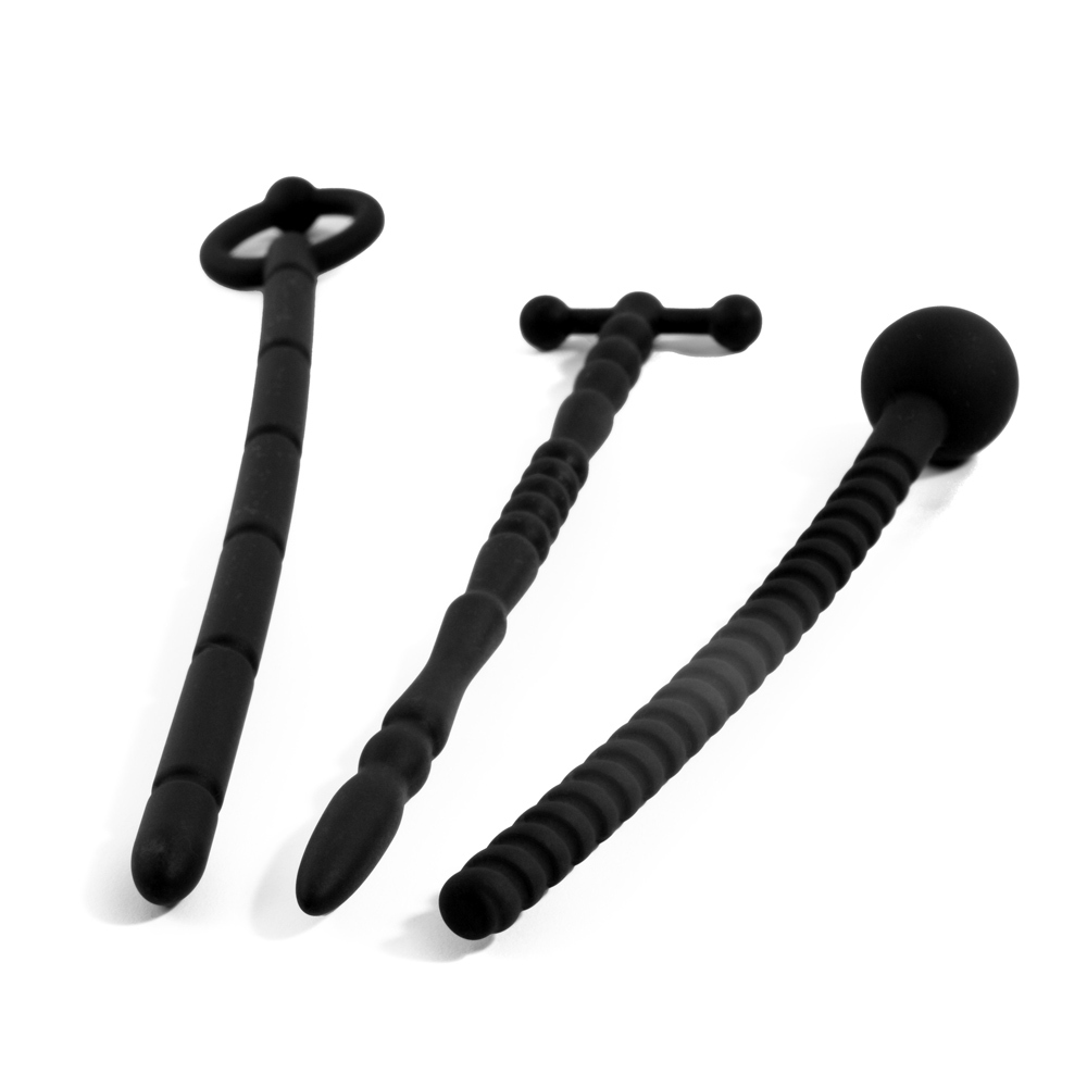 UberKinky Slide In Silicone Urethral Sound Training Set | UberKinky
