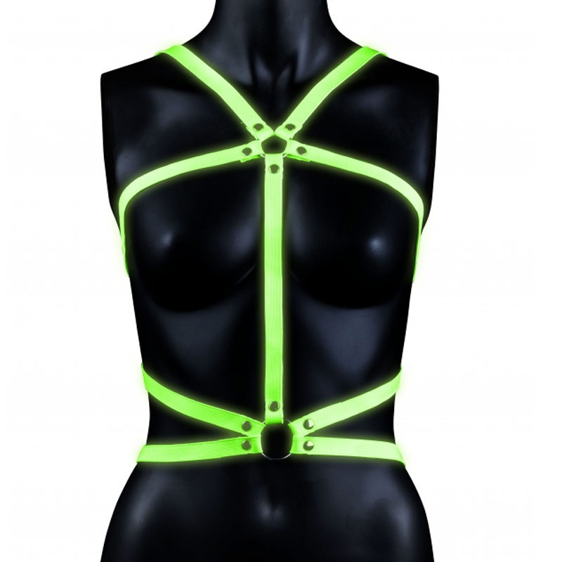 Ouch! Glow In The Dark Body Harness | UberKinky
