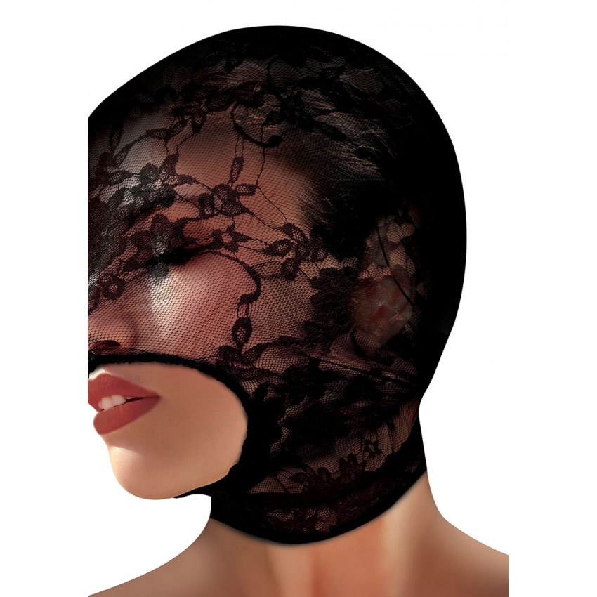 Master Series Lace Seduction Bondage Hood | UberKinky