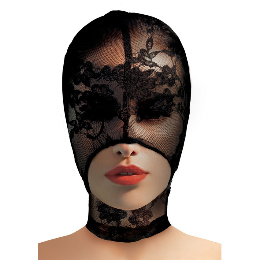 Master Series Lace Seduction Bondage Hood | UberKinky