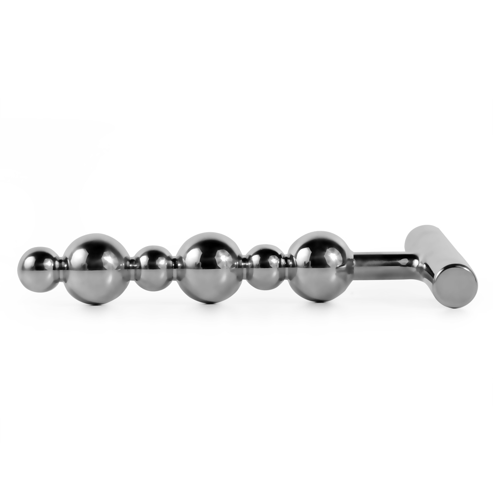 UberKinky Keep Rollin' Steel Anal Beads | UberKinky