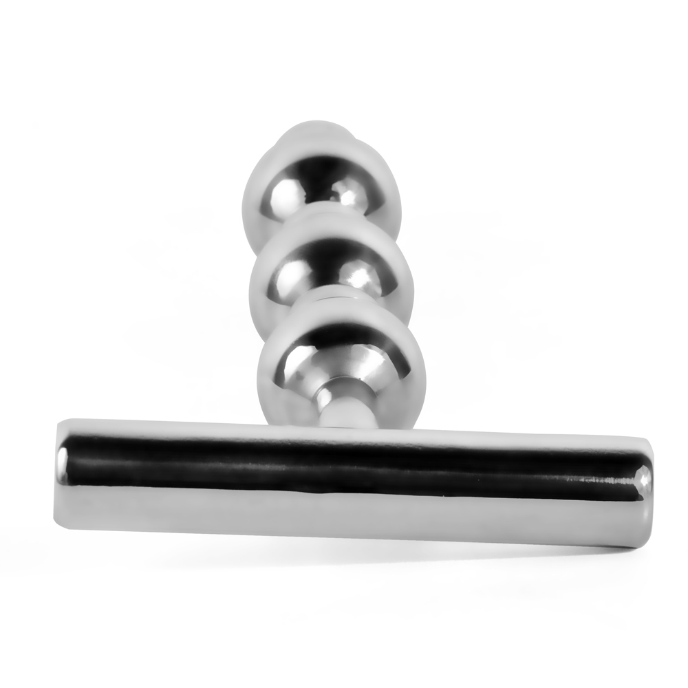 UberKinky Keep Rollin' Steel Anal Beads | UberKinky
