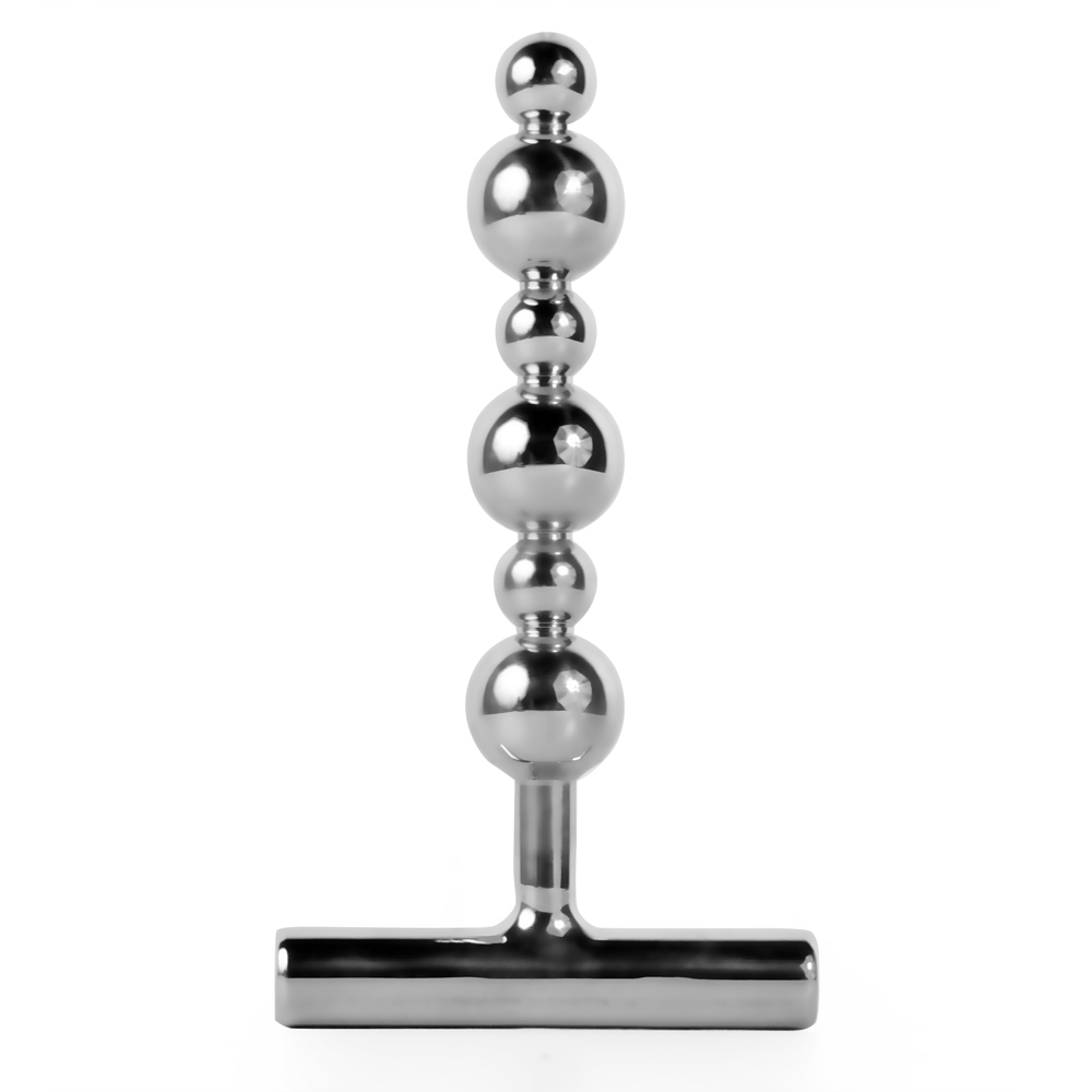 UberKinky Keep Rollin' Steel Anal Beads | UberKinky