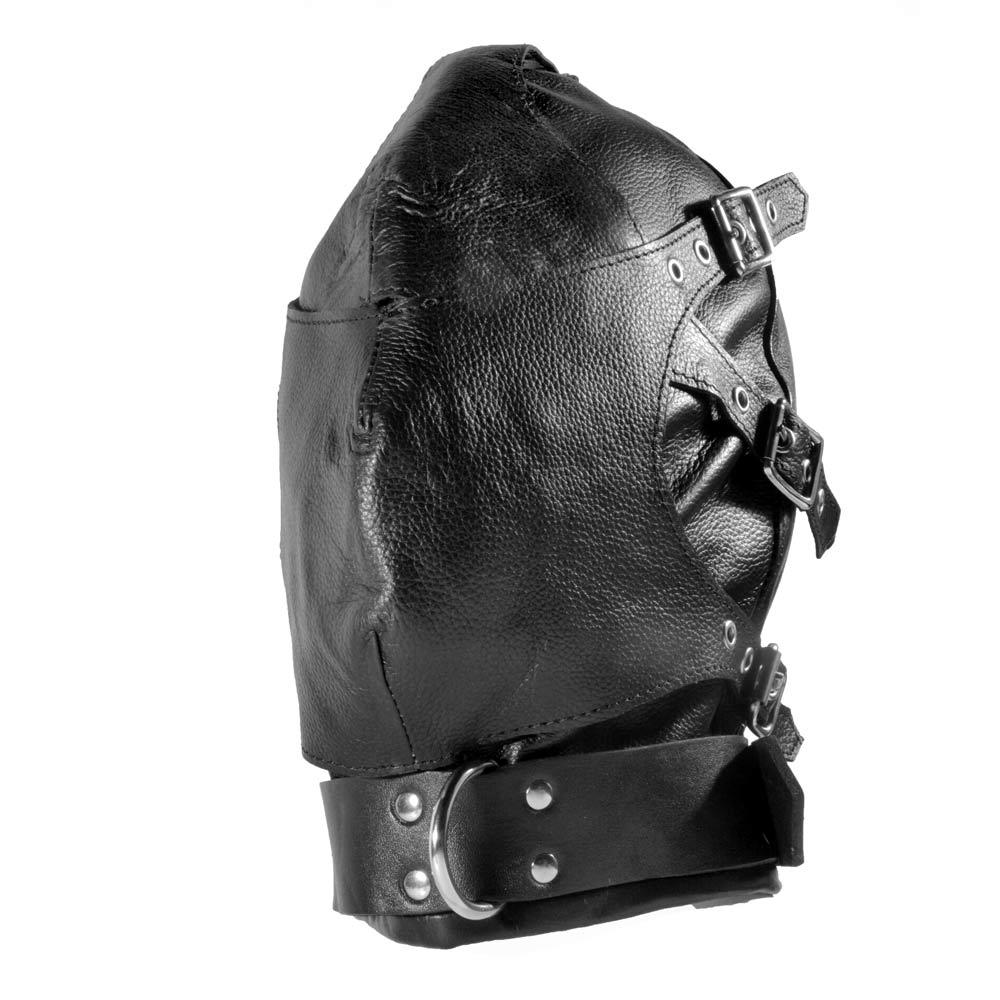 UberKinky Blackout Bondage Hood with Blindfold & Muzzle | UberKinky