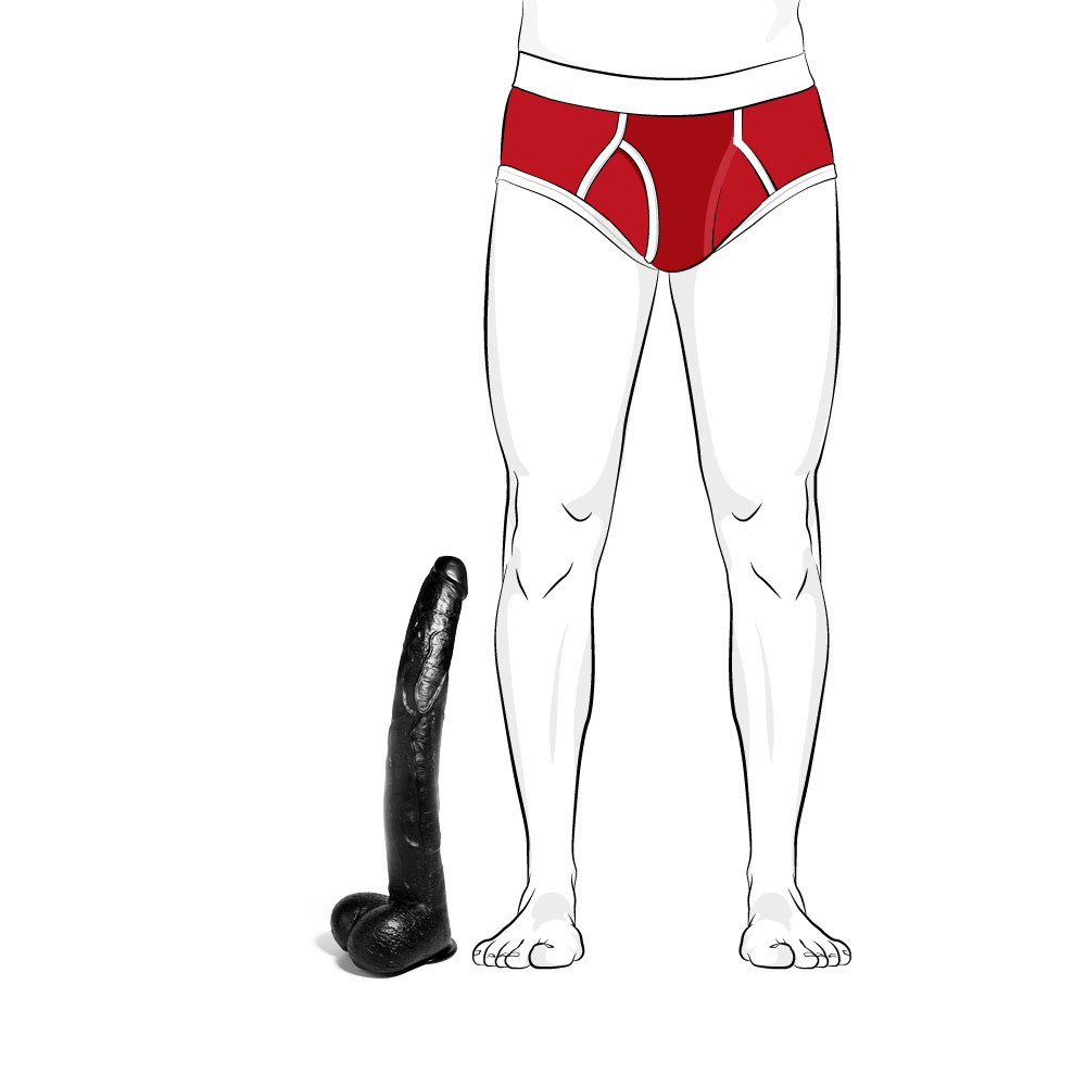 Fuck Muscle Big Boner Realistic Dildo 14 Inches | UberKinky