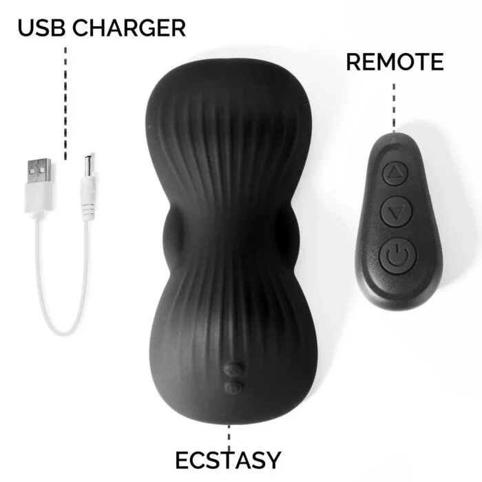 Passion8 Ecstasy Remote Control Vibrating Grinder