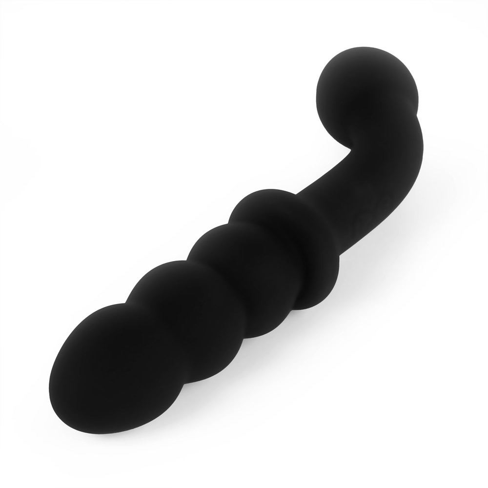UberKinky Buzzed Vibrating Butt Plug with Anal Beads | UberKinky