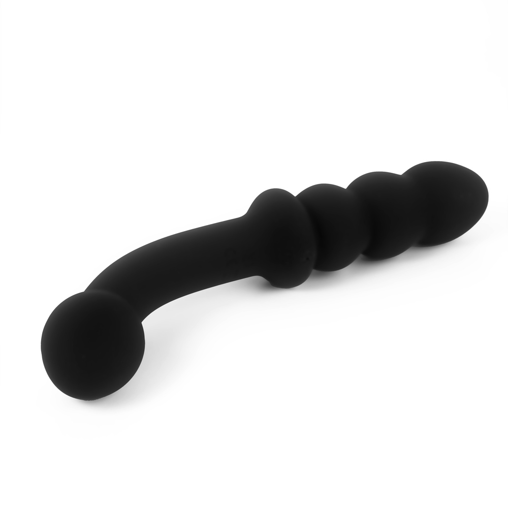 UberKinky Buzzed Vibrating Butt Plug with Anal Beads | UberKinky