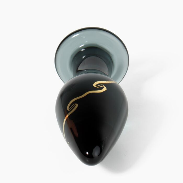 Passion8 Opulence Glass Butt Plug 4 Inches | UberKinky