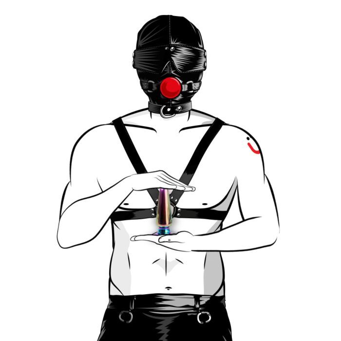 UberKinky Over The Rainbow Butt Plug | UberKinky