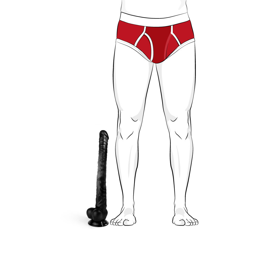 Fuck Muscle Long Dong Realistic Dildo 13.8 Inches | UberKinky