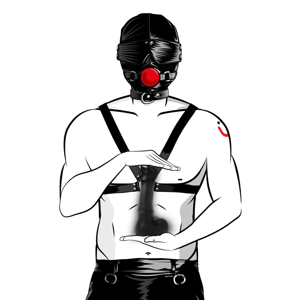 Fuck Muscle Dark Horse Dildo 9.3 Inches | UberKinky