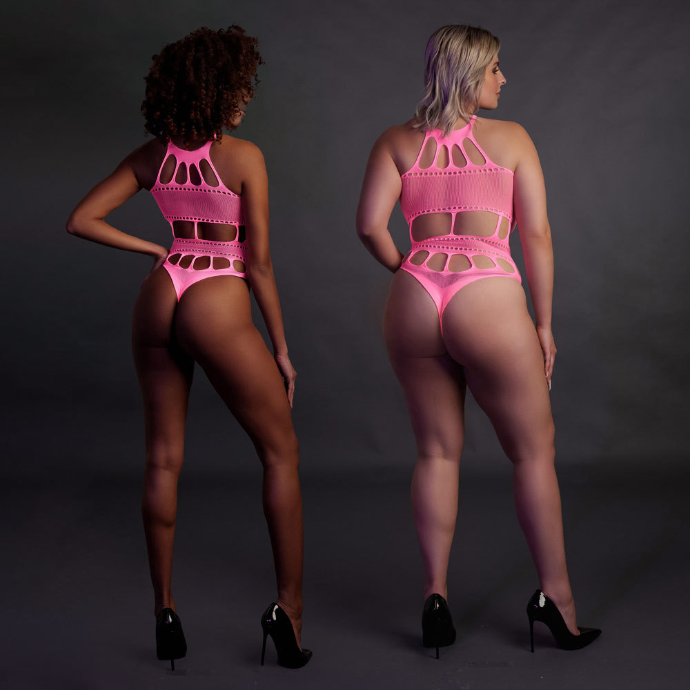 Ouch! Glow in the Dark Body with Grecian Neckline | UberKinky