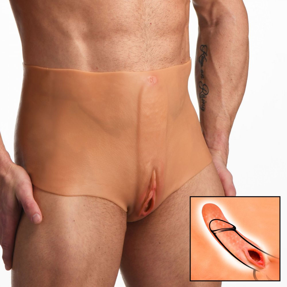 Master Series Realistic Silicone Pussy Panties