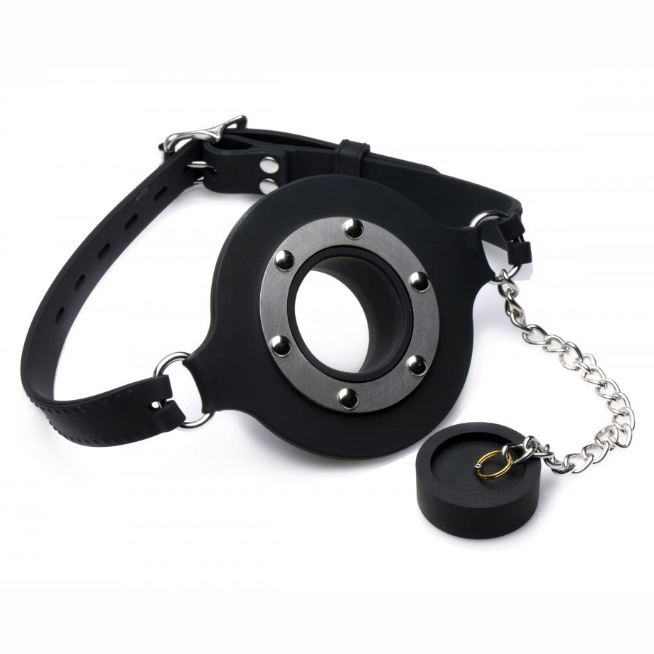 Pie Hole Silicone Feeding Gag | UberKinky