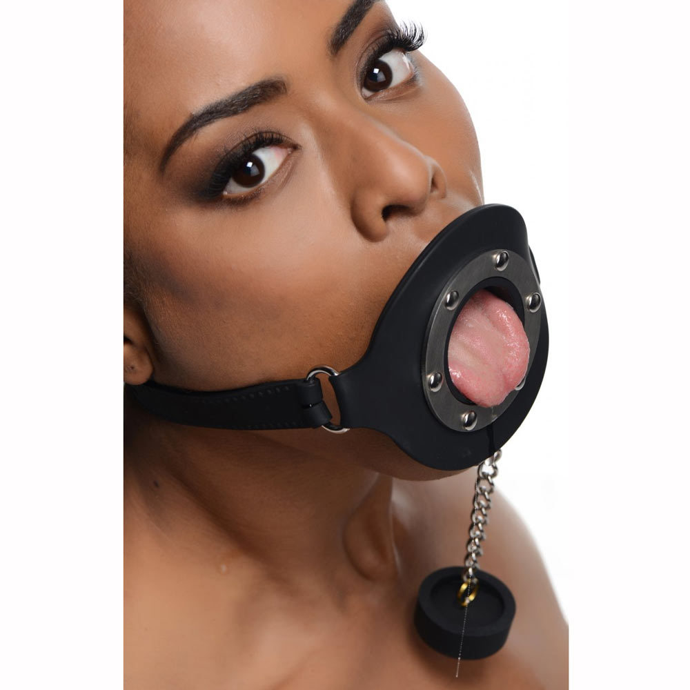Pie Hole Silicone Feeding Gag | UberKinky