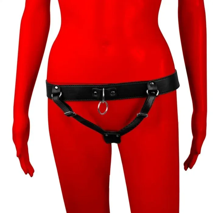 Uberkinky Plugged Female Chastity Harness | UberKinky