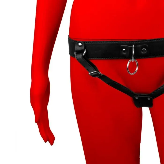 Uberkinky Plugged Female Chastity Harness | UberKinky