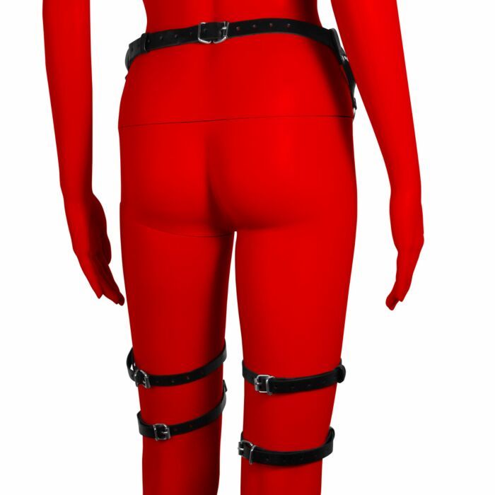 Uberkinky Criss-Cross Waist and Thigh Harness | UberKinky
