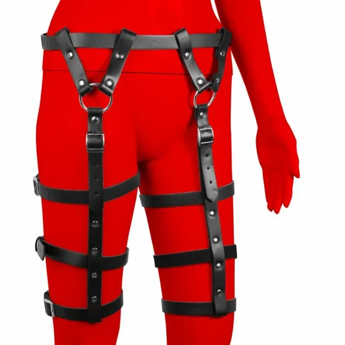 Uberkinky Seduction Waist and Thigh Bondage Harness | UberKinky