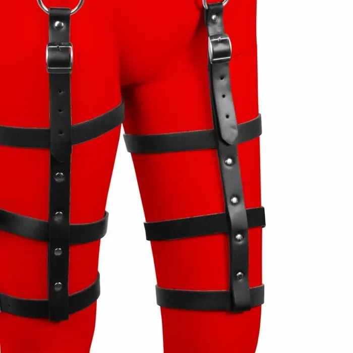 Uberkinky Seduction Waist and Thigh Bondage Harness | UberKinky