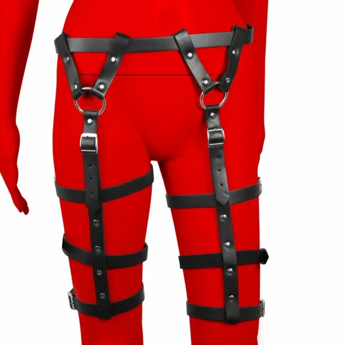 Uberkinky Seduction Waist and Thigh Bondage Harness | UberKinky
