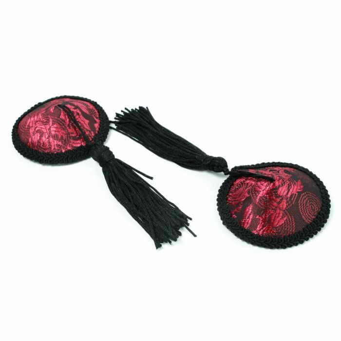 Bondage Play® Desire Nipple Pasties with Tassels | UberKinky