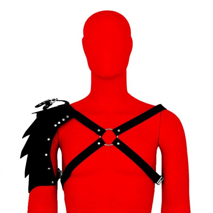 UberKinky Stud Male Bondage Harness | UberKinky