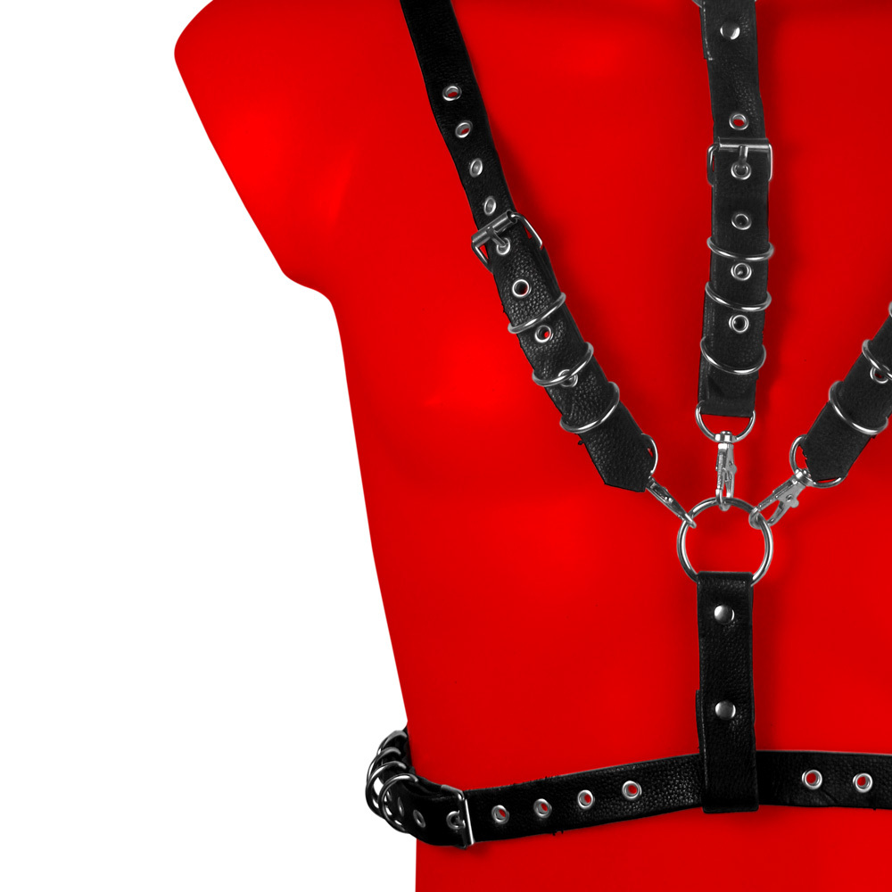 Uberkinky Stud Bondage Harness | UberKinky