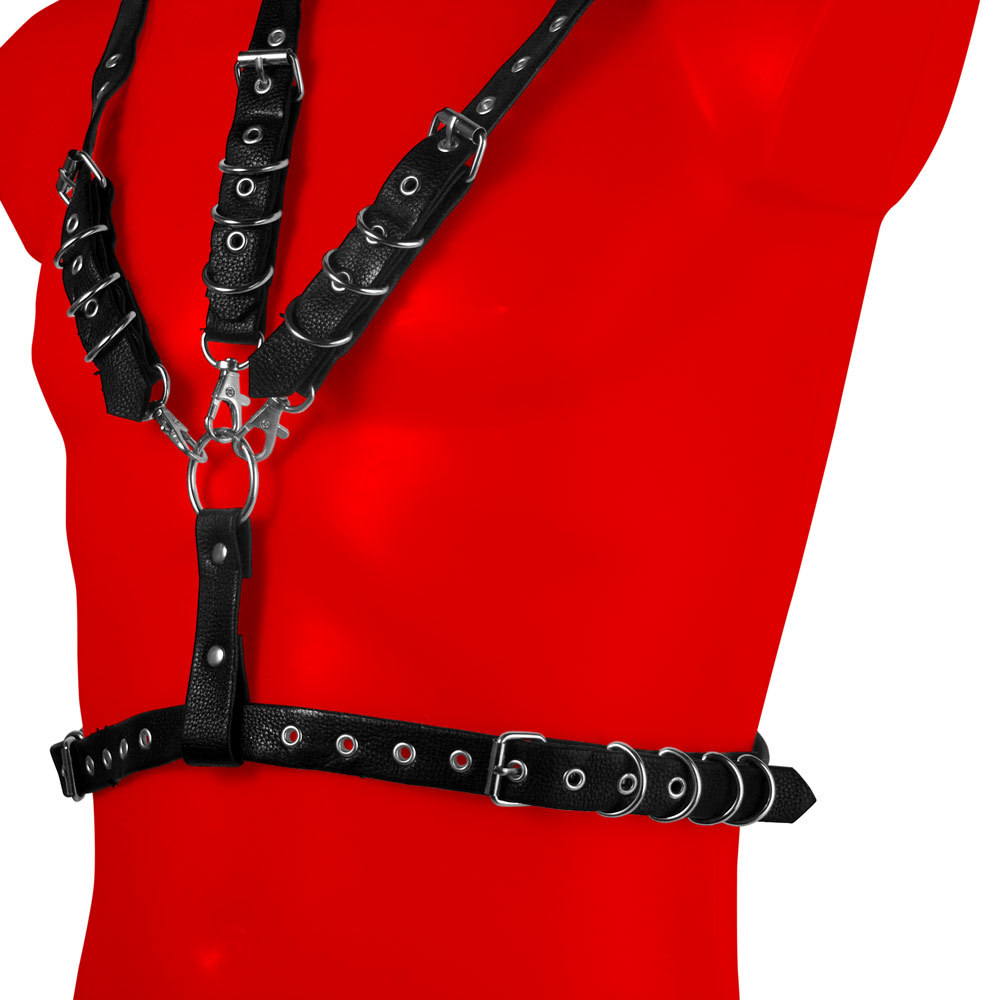 Uberkinky Stud Bondage Harness | UberKinky