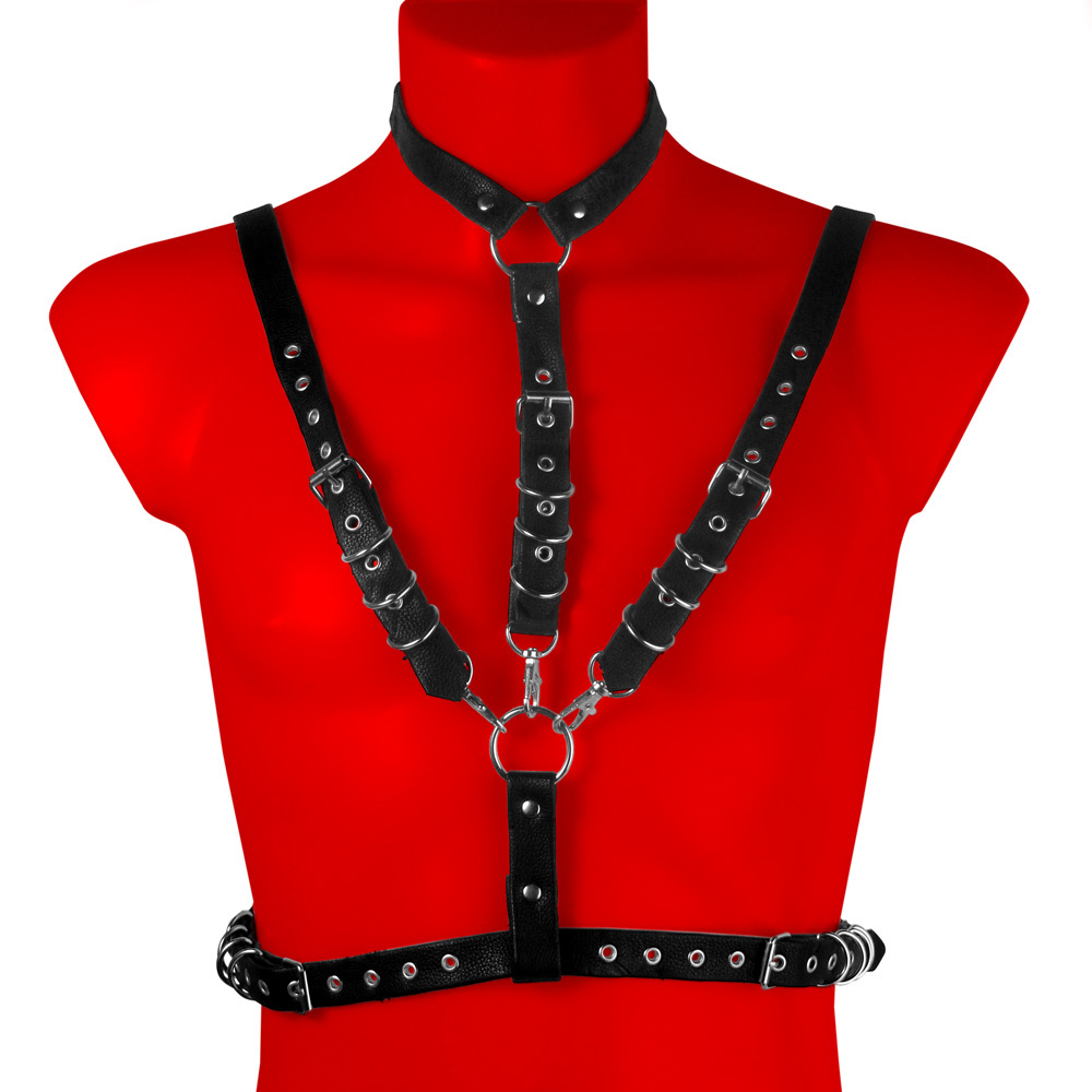 Uberkinky Stud Bondage Harness | UberKinky