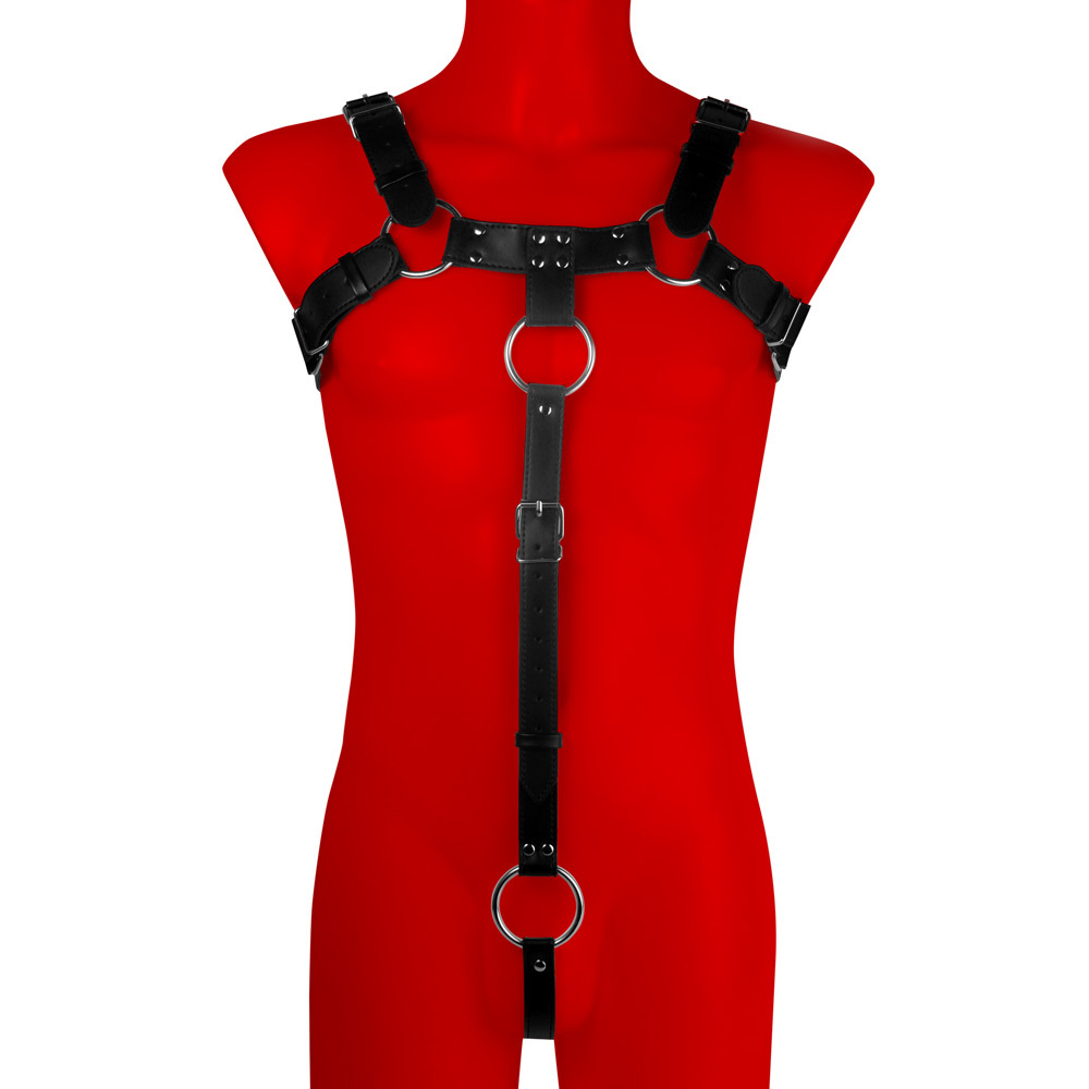 Uberkinky All-Rounder Chest Harness with Cock Ring | UberKinky