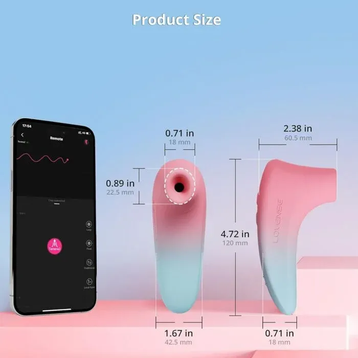 Lovense Tenera 2 App-controlled Clitoral Suction Stimulator | UberKinky