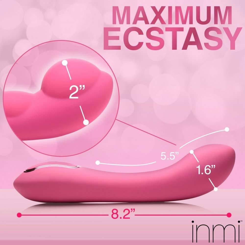 Inmi Extreme-G Inflating G-spot Silicone Vibrator 5.5 Inches | UberKinky