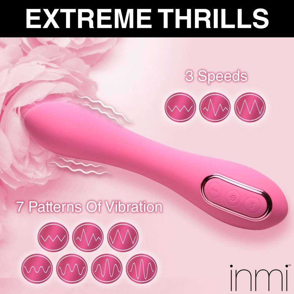 Inmi Extreme-G Inflating G-spot Silicone Vibrator 5.5 Inches | UberKinky