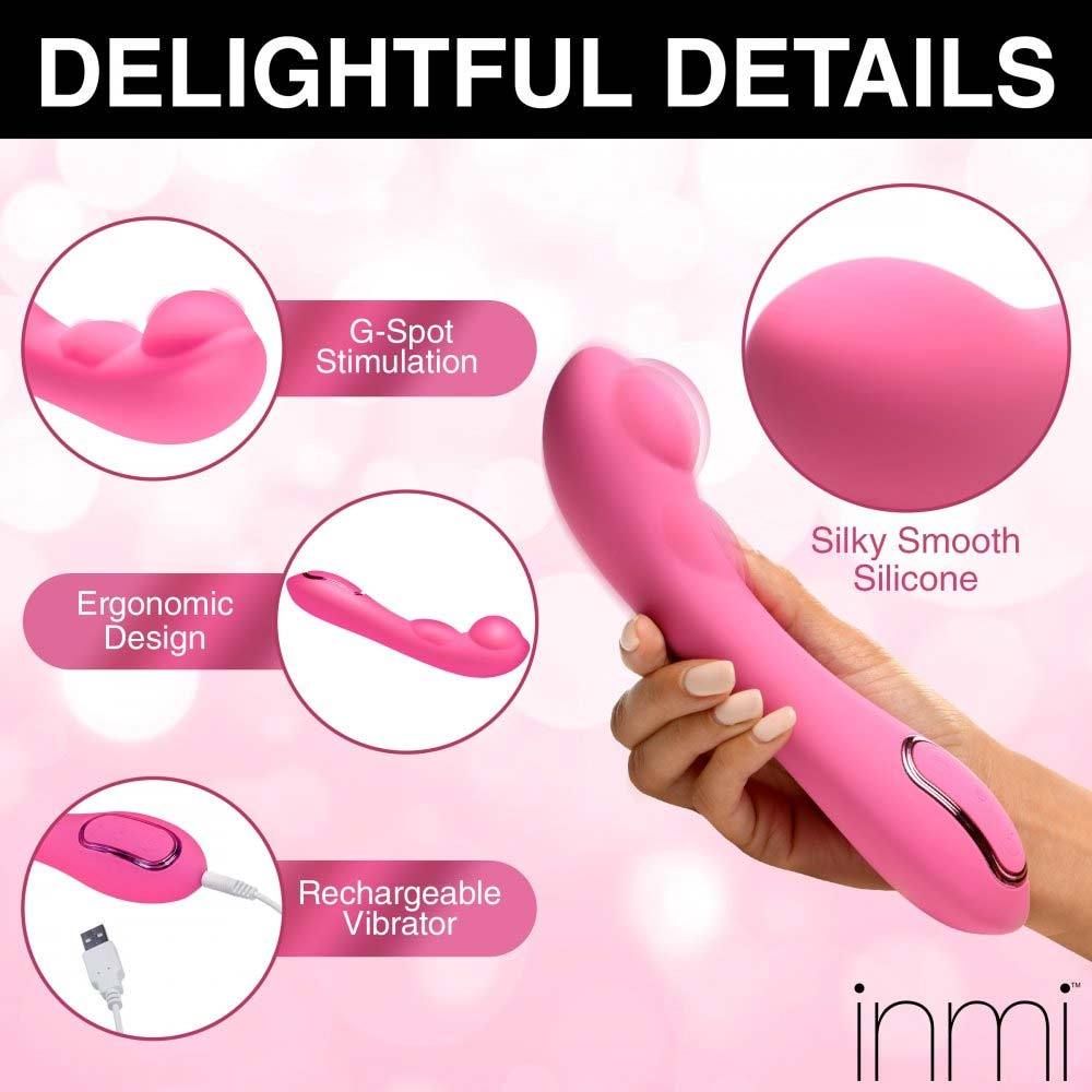 Inmi Extreme-G Inflating G-spot Silicone Vibrator 5.5 Inches | UberKinky