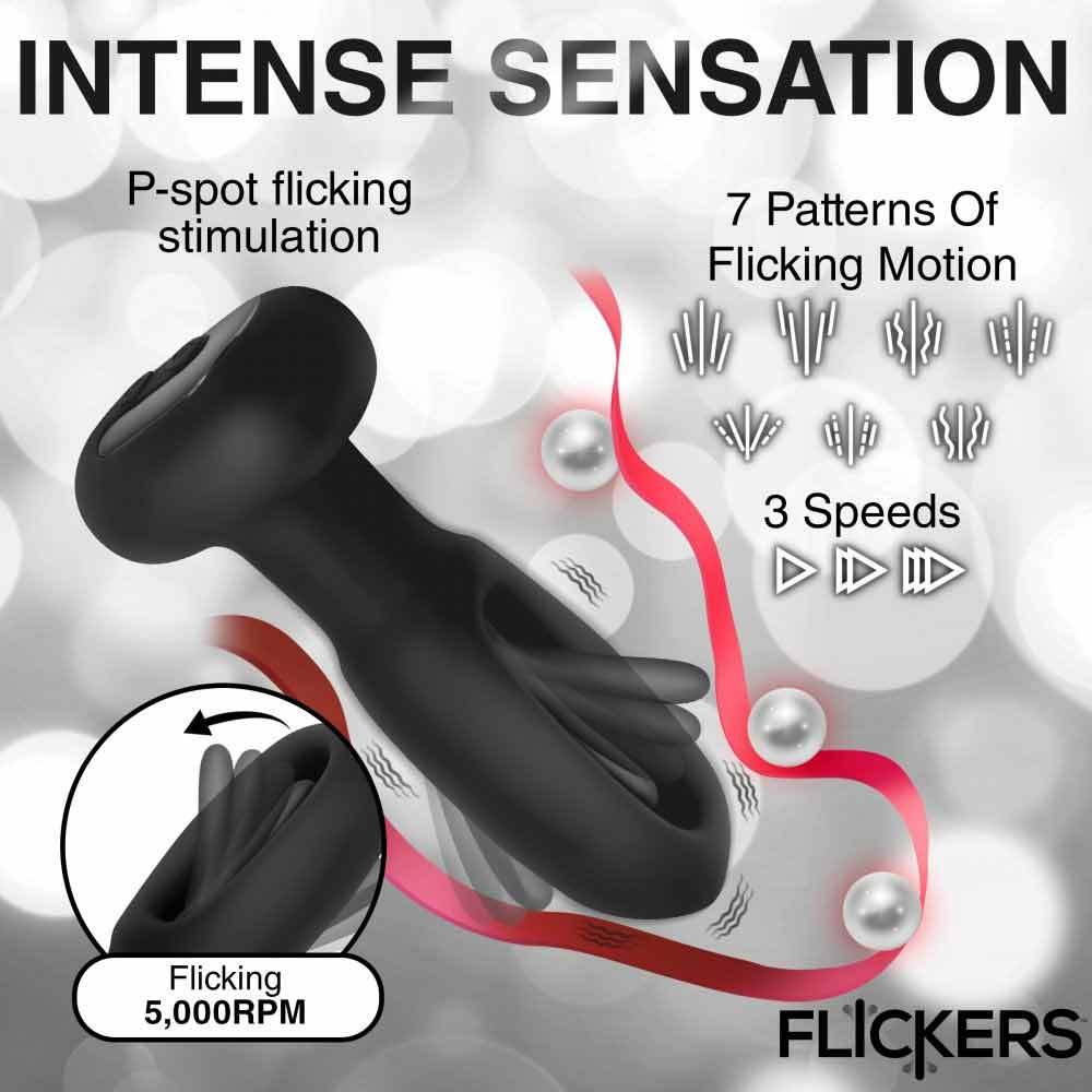 Inmi Extreme-G Vibrating and Flicking Silicone Butt Plug 4.4 Inches | UberKinky