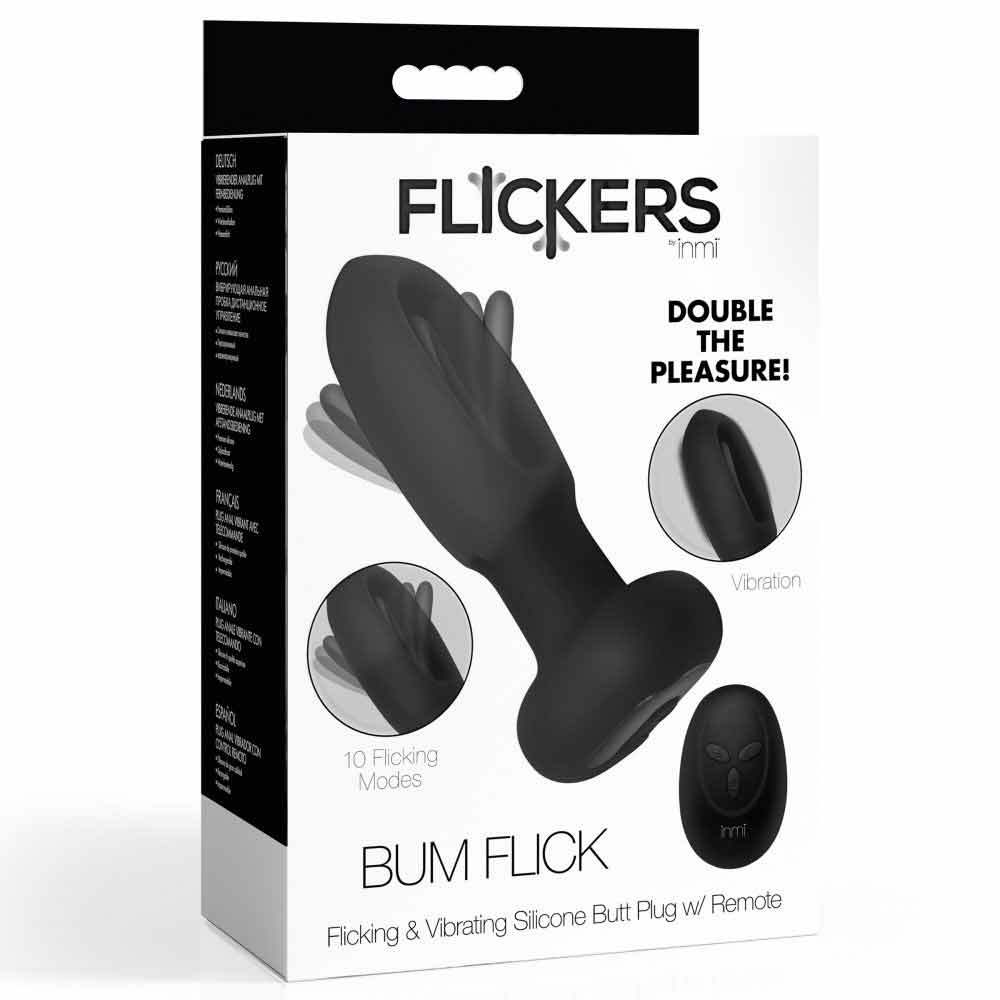 Inmi Extreme-G Vibrating and Flicking Silicone Butt Plug 4.4 Inches | UberKinky
