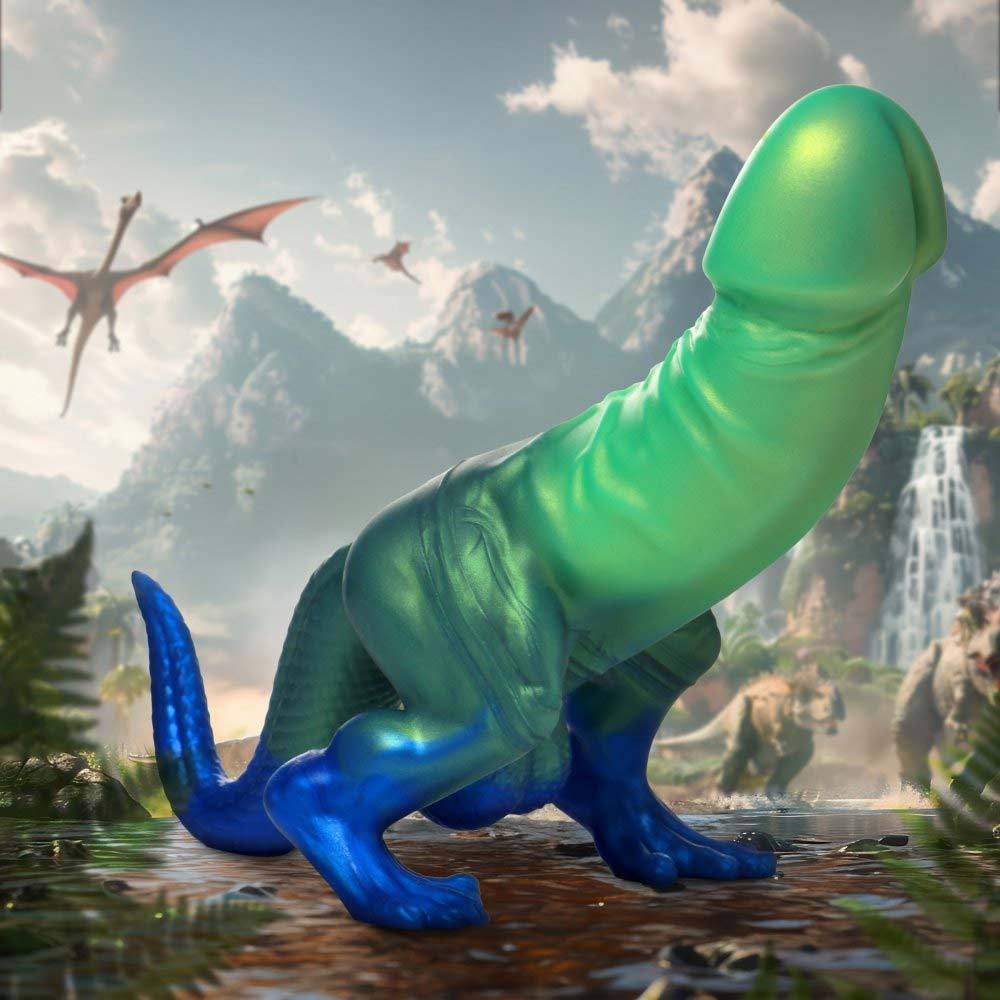 Creature Cocks Jurassic Cock Dinosaur Silicone Dildo 5 Inches | UberKinky