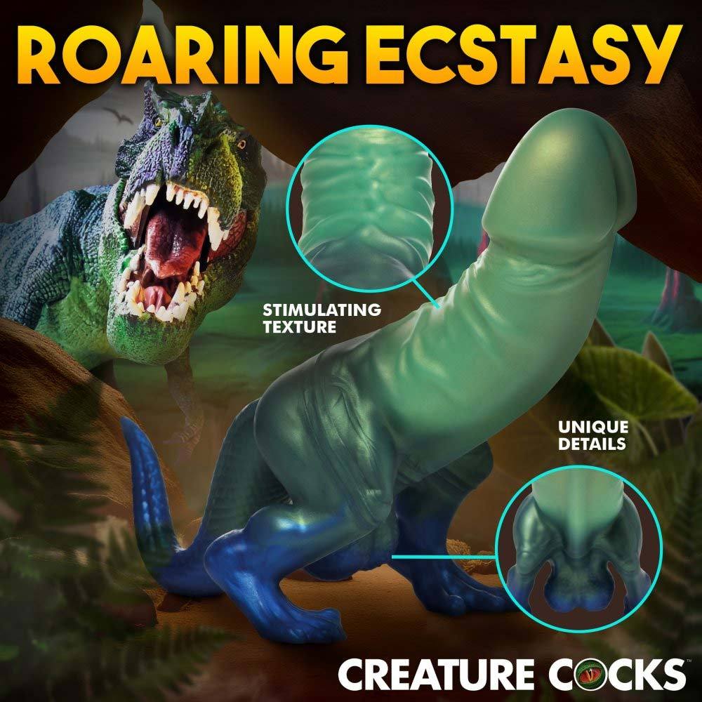 Creature Cocks Jurassic Cock Dinosaur Silicone Dildo 5 Inches | UberKinky