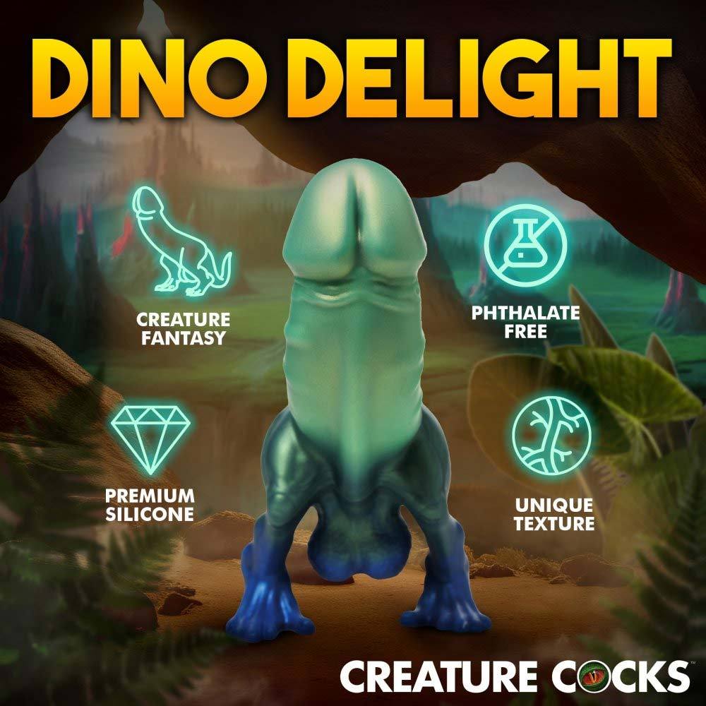 Creature Cocks Jurassic Cock Dinosaur Silicone Dildo 5 Inches | UberKinky