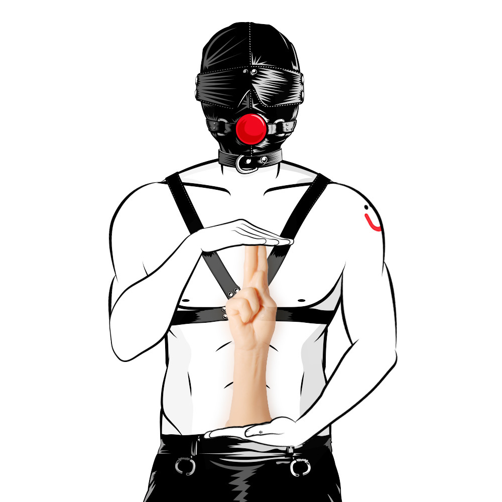 Brutus Handsome Two Fingers Handballing Dildo 11 Inches | UberKinky