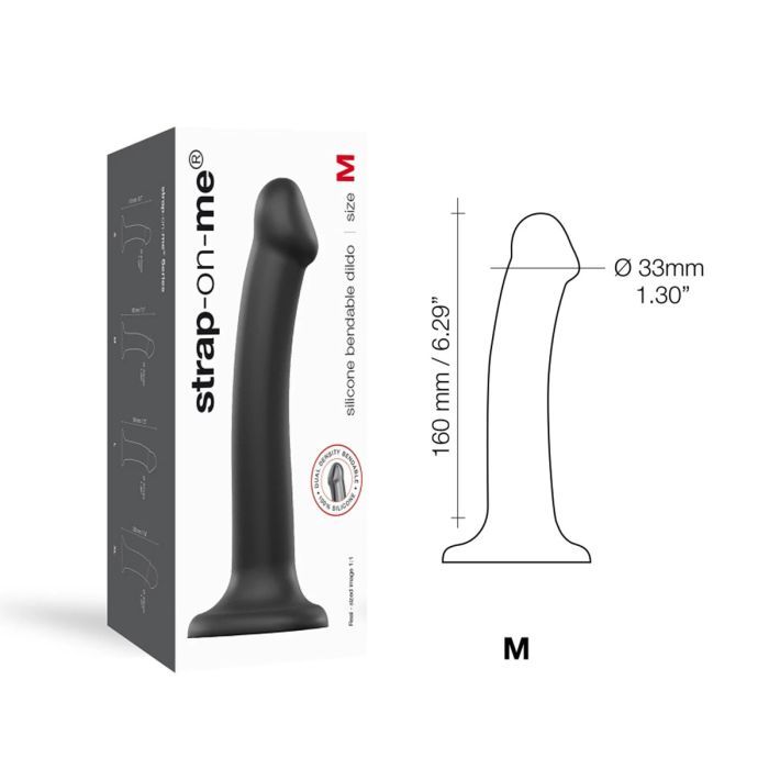 Strap On Me Dual Density Bendable Dildo 6 Inches