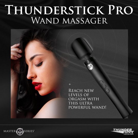 Master Series Thunderstick Pro Silicone Wand Massager