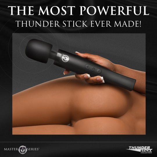 Master Series Thunderstick Pro Silicone Wand Massager