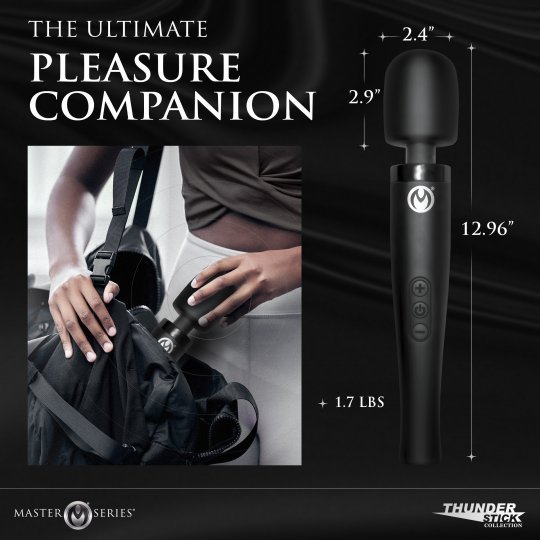 Master Series Thunderstick Pro Silicone Wand Massager