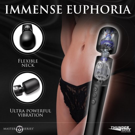 Master Series Thunderstick Pro Silicone Wand Massager