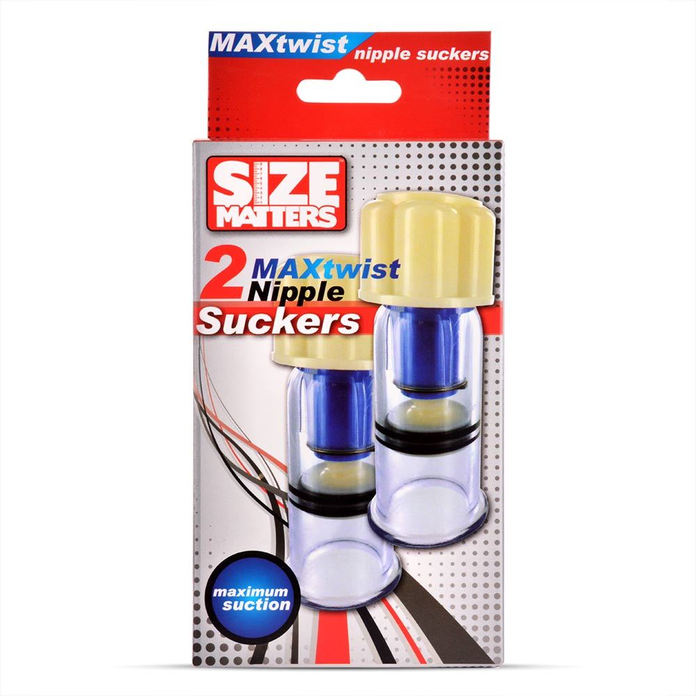 Size Matters MaxTwist Nipple Suckers | UberKinky